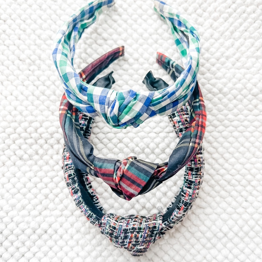 JCrew Headbands set of 3